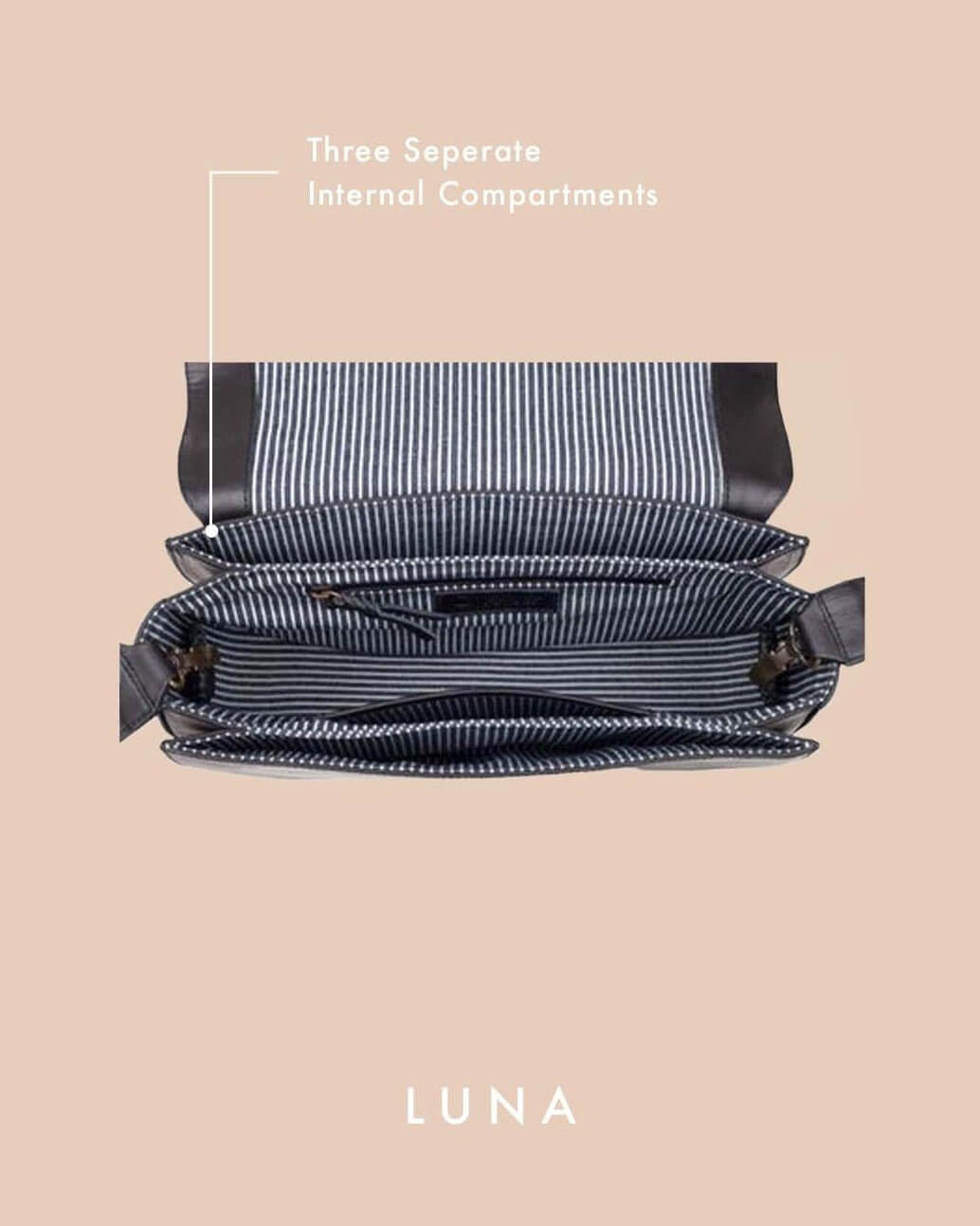 Luna Minimalist Bag Black