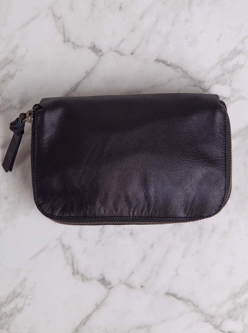 Santos Leather Pouch Black