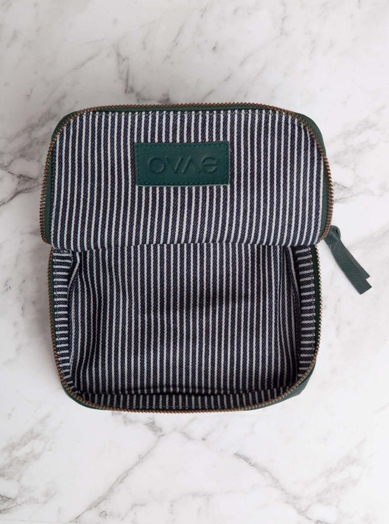 Santos Leather Pouch Forest