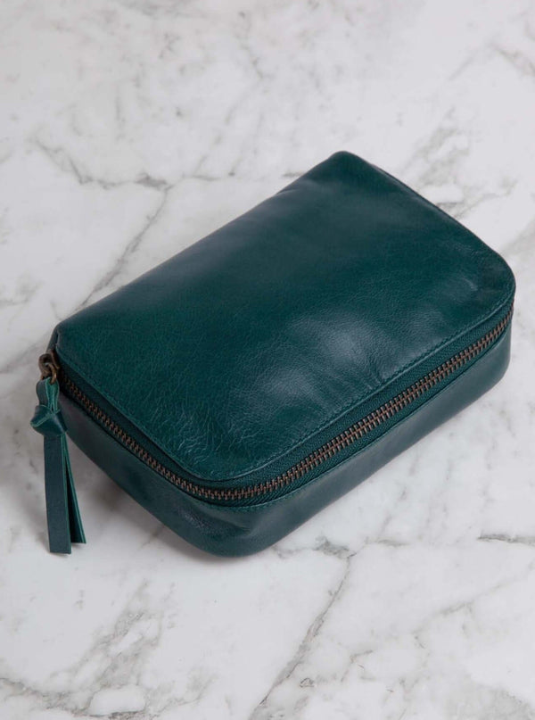 Santos Leather Pouch Forest