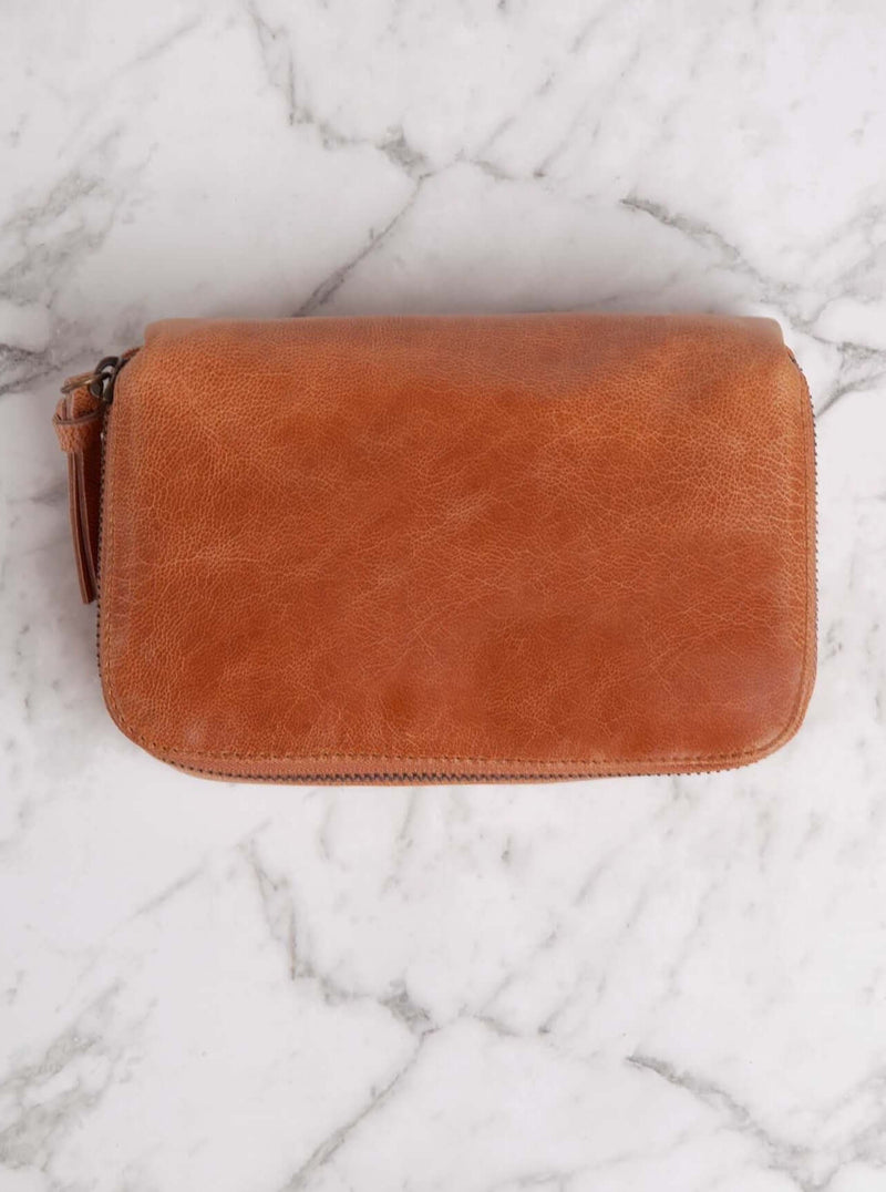 Santos Leather Pouch Gingerbread