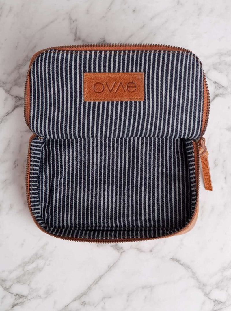 Santos Leather Pouch Gingerbread