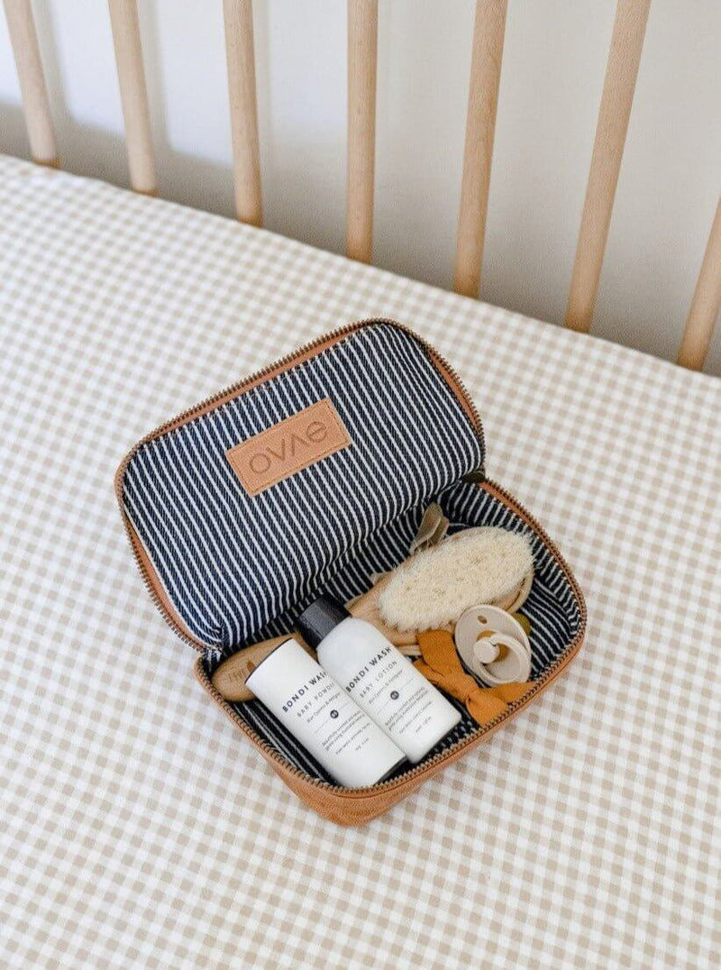 Santos Leather Pouch Gingerbread