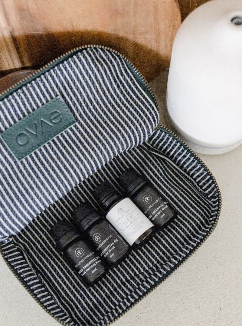 Santos Leather Pouch Gingerbread