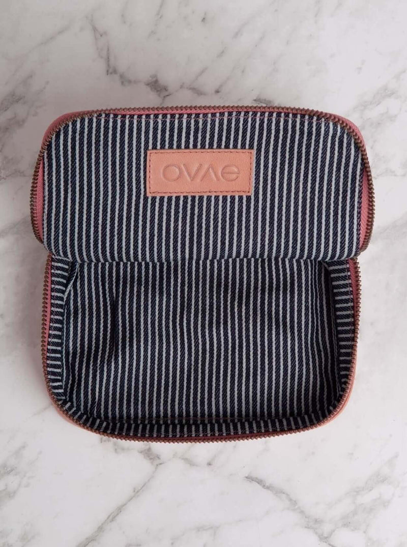 Santos Leather Pouch Rose