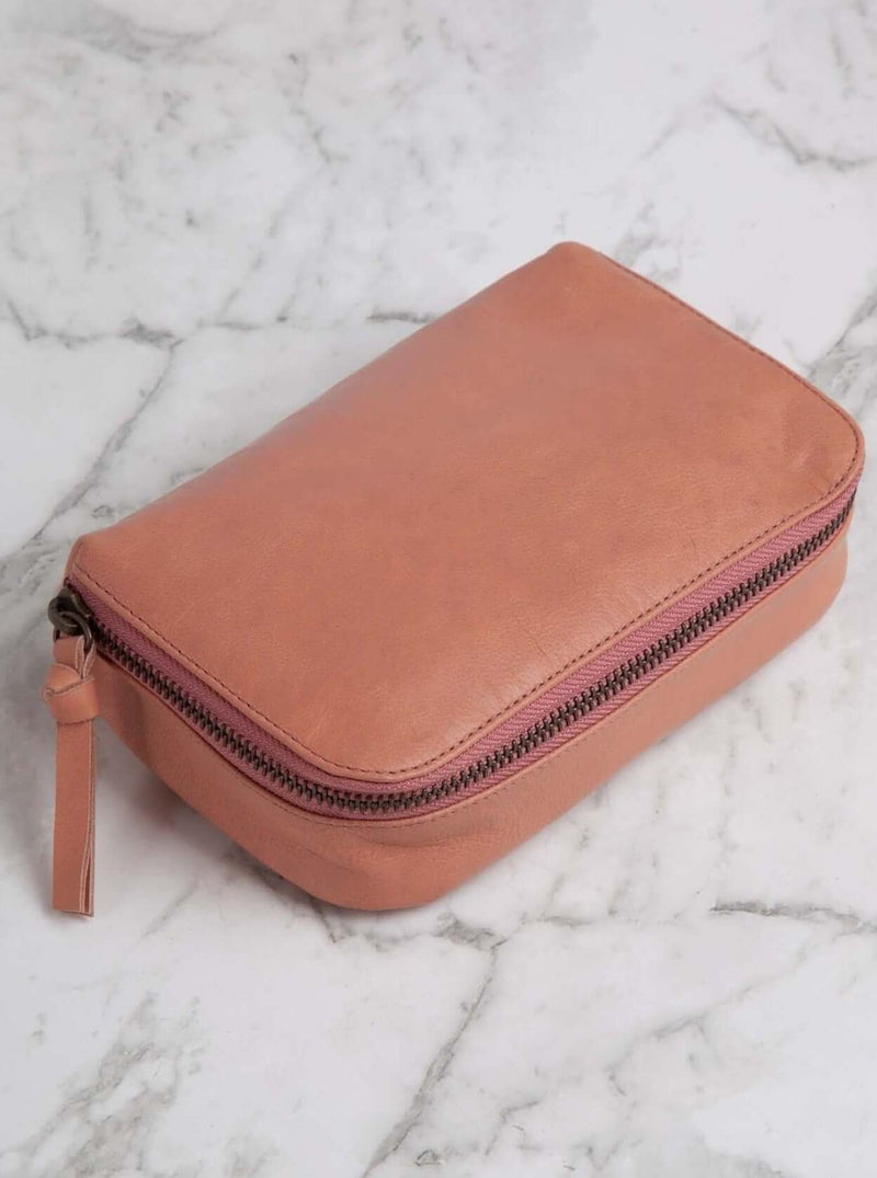 Santos Leather Pouch Rose