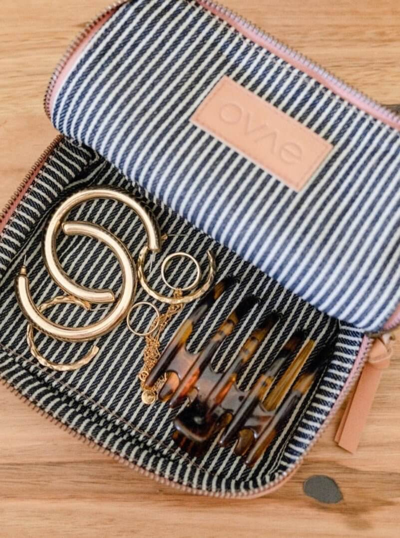 Santos Leather Pouch Rose