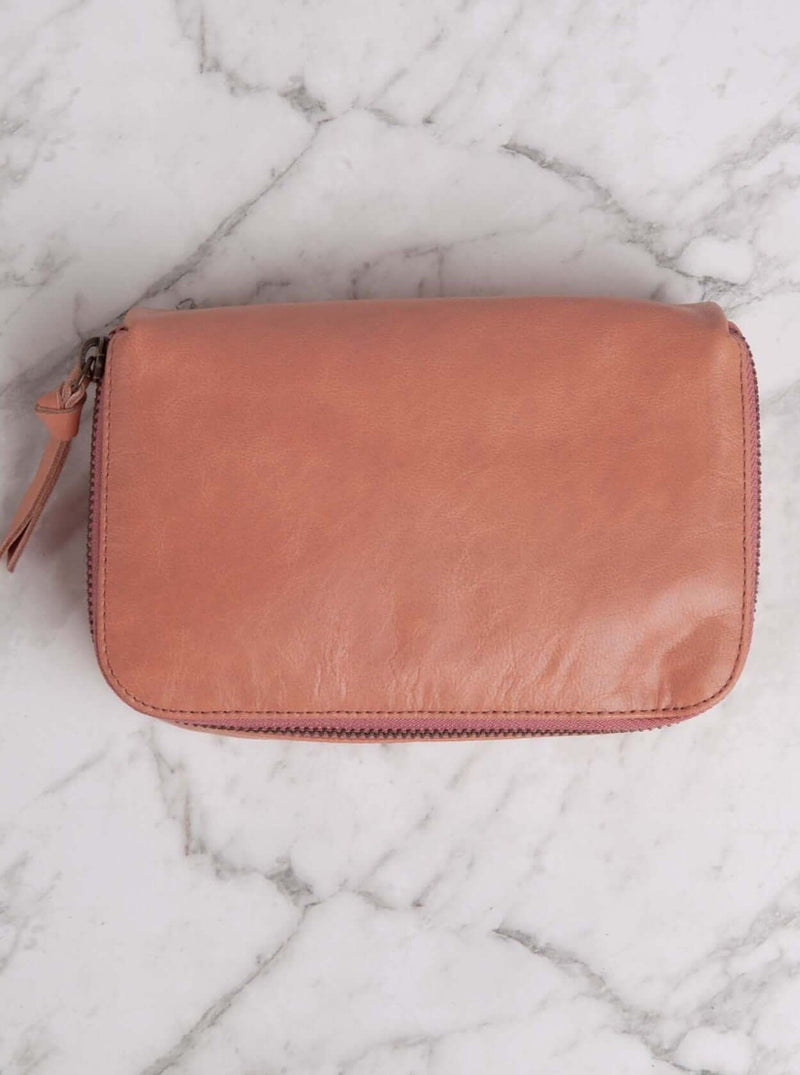 Santos Leather Pouch Rose