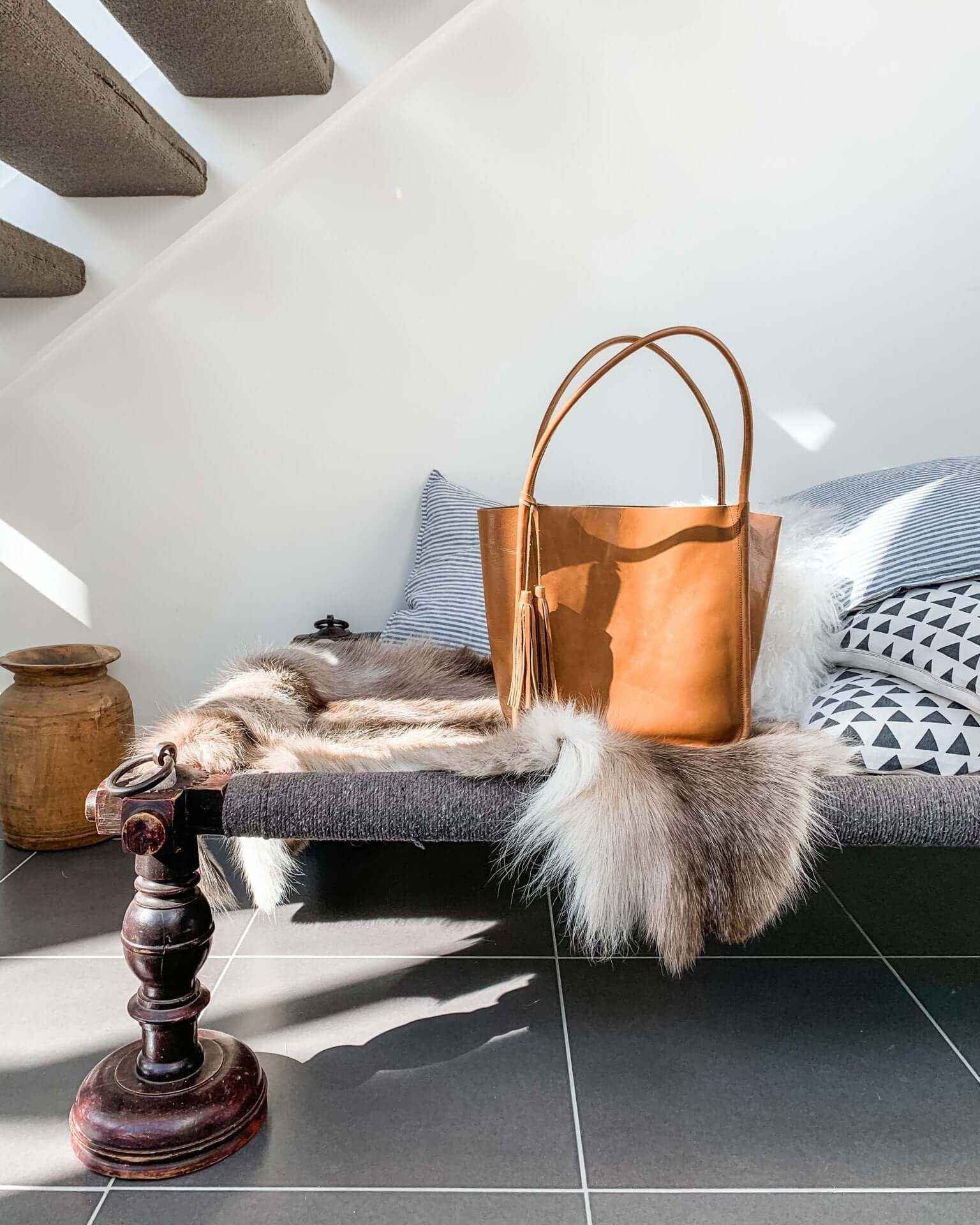 Trapeze Tote Bag Nougat