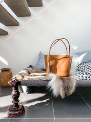 Trapeze Tote Bag Walnut