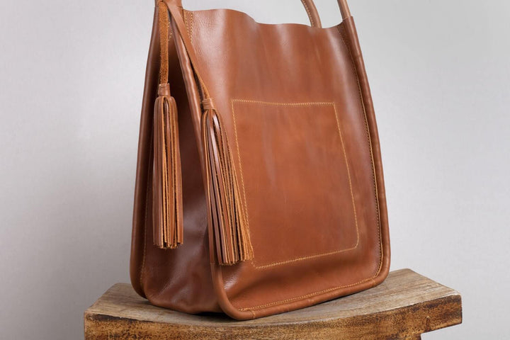 Trapeze Tote Bag Walnut