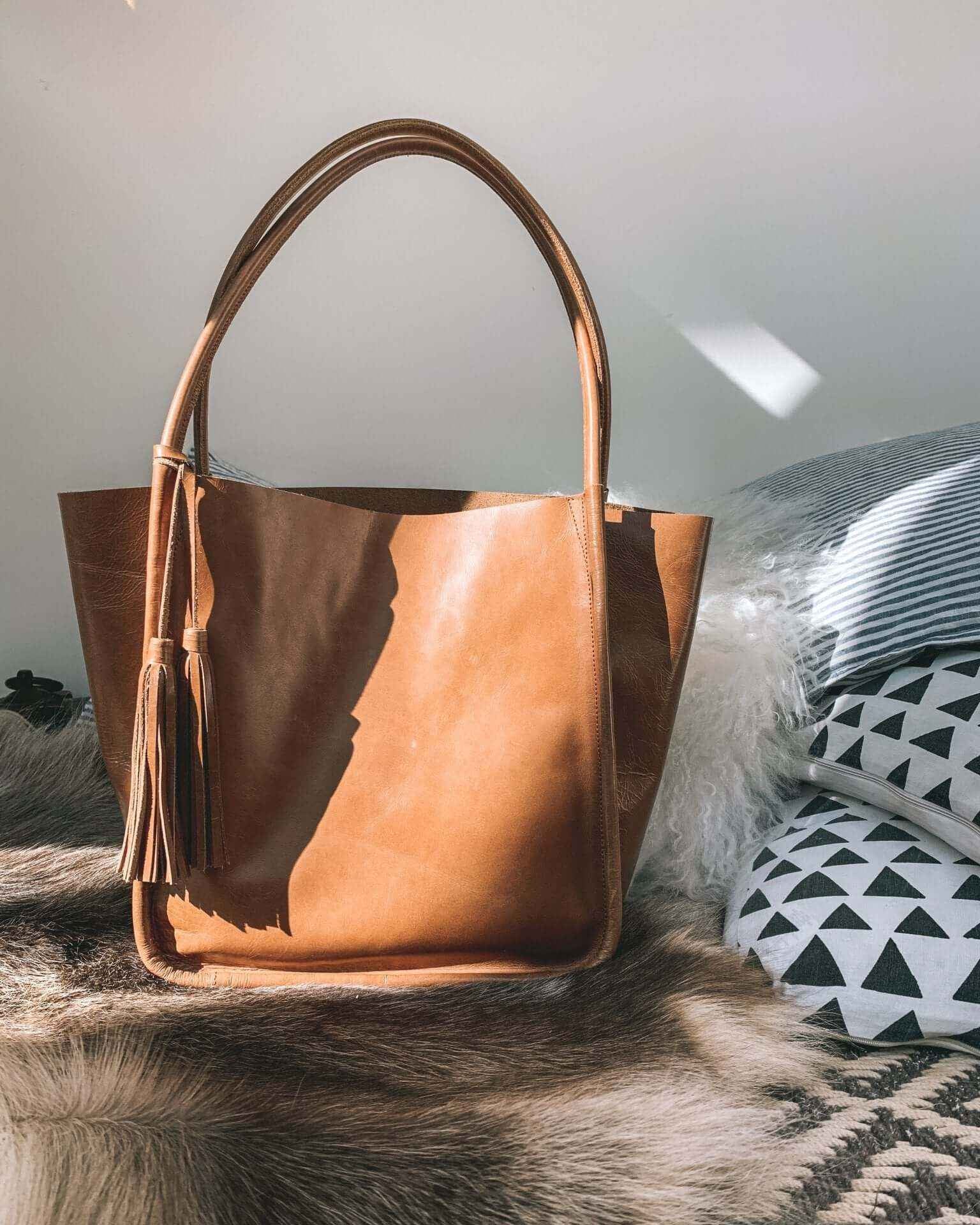 Trapeze Tote Bag Nougat