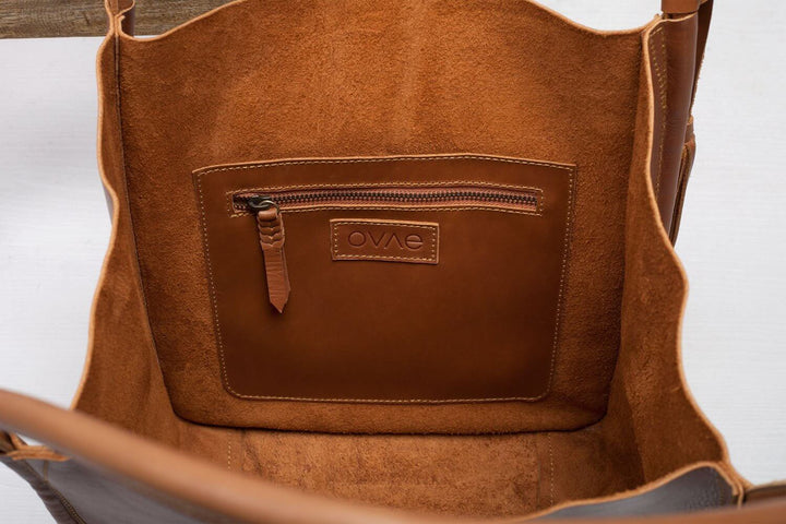 Trapeze Tote Bag Walnut