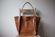 Trapeze Tote Bag Walnut
