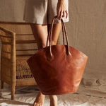 Winged Tote Walnut