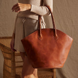 Winged Tote Walnut
